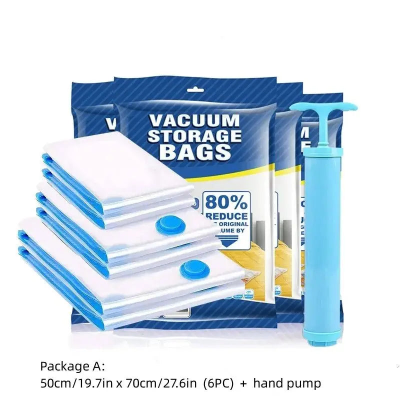 Vacuum compression bag electric pump suction pump Mini Vacuum Sealer Machine Space Saver for Clothes Food Organizer - Ai - TechWorld