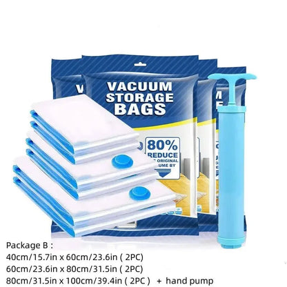 Vacuum compression bag electric pump suction pump Mini Vacuum Sealer Machine Space Saver for Clothes Food Organizer - Ai - TechWorld