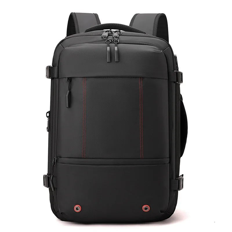 Vacuum Compression Mens Backpack Expandable Large Capacity Multi functional Laptop Bag Short Trip Travel Hiking Pack - Ai - TechWorld