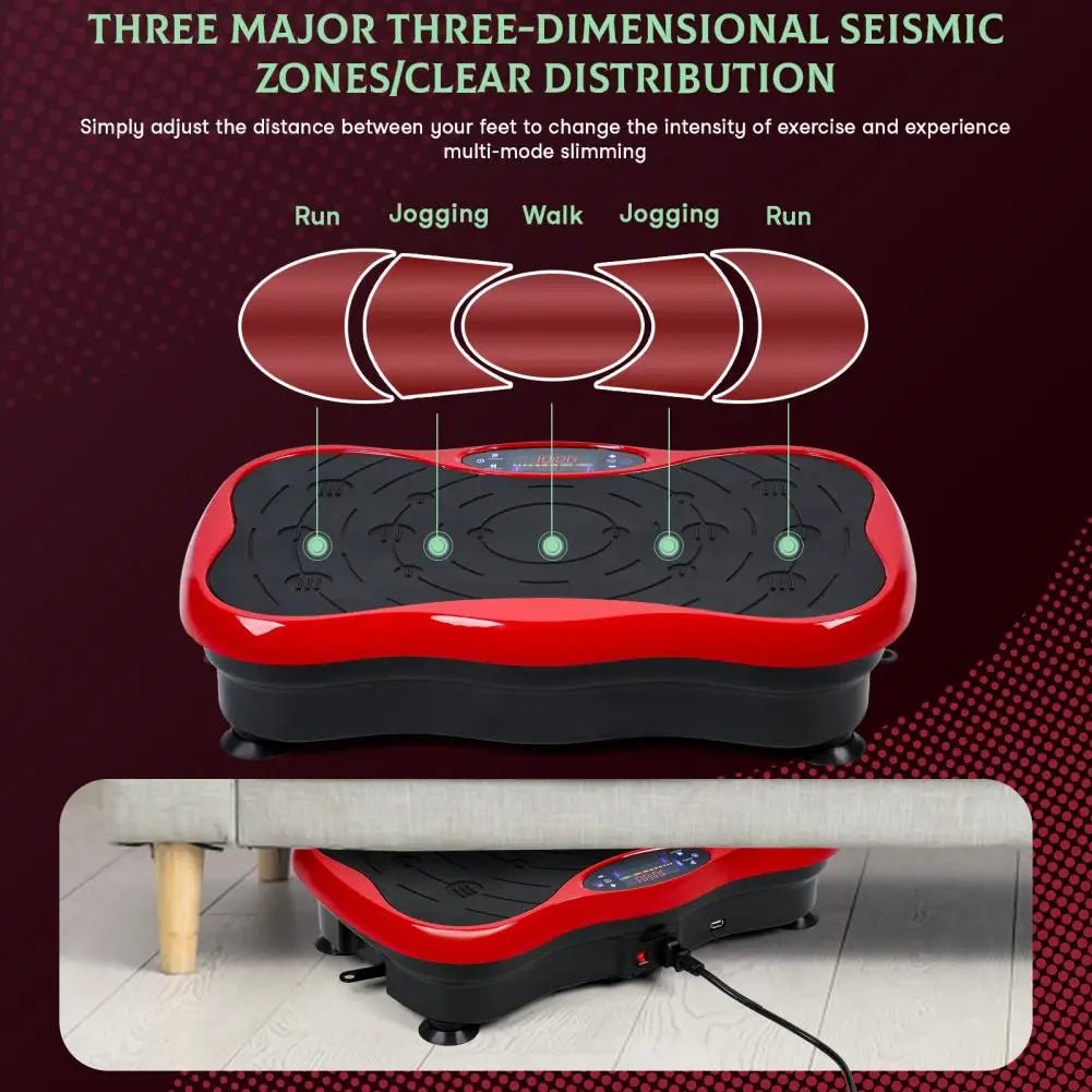 Vibrating Plate Machine, Power Waver Vibration Plate Exercise Machine for Lymphatic Drainage, Whole Body Vibration Plate Machine Ai-TechWorld