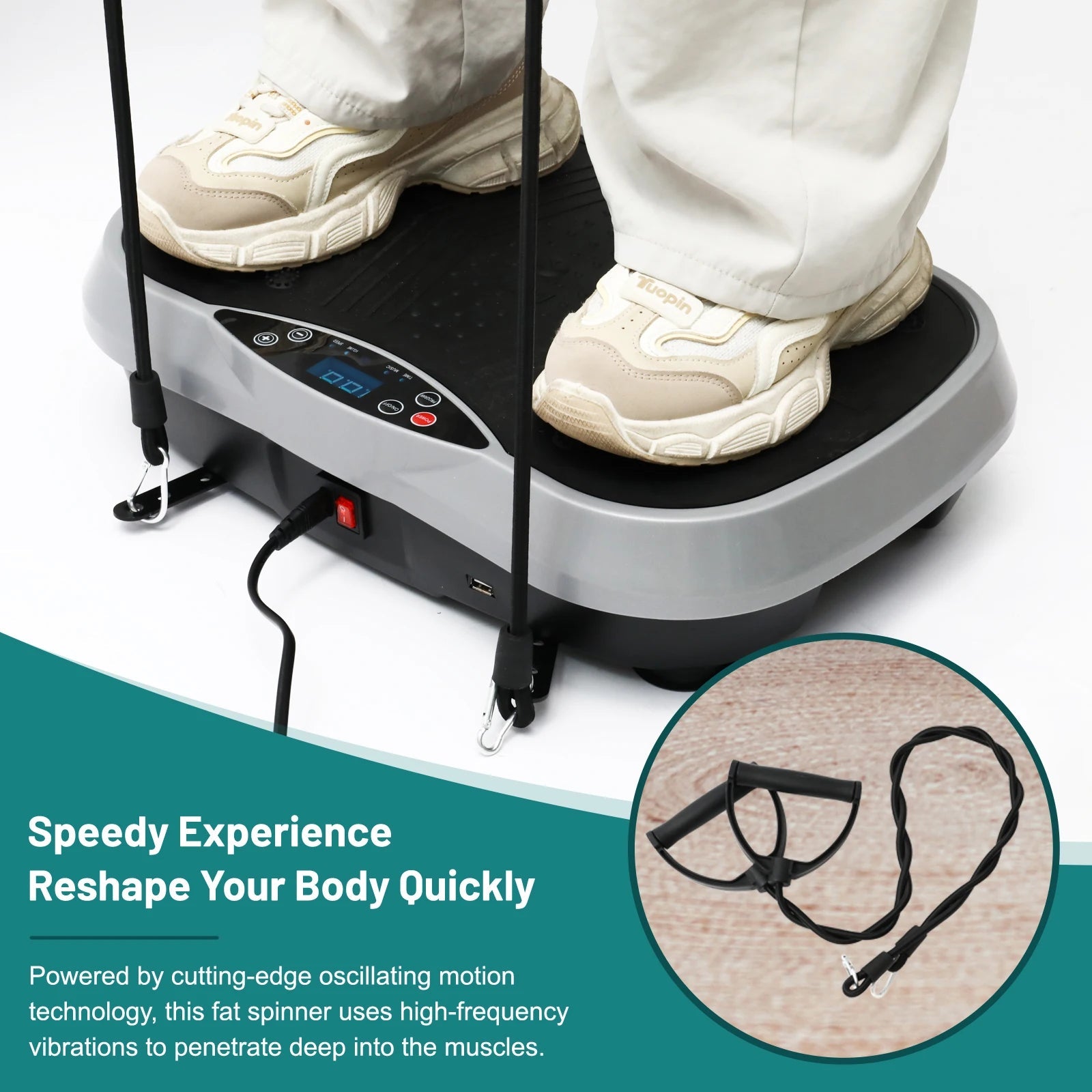 Vibration Plate Exercise Machine – Fat - Burning, Body Shaping - Ai - TechWorld