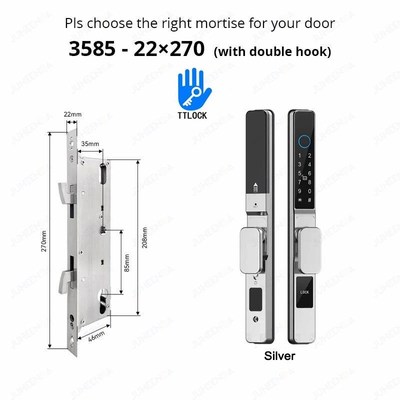 Waterproof Smart Lock for Sliding Doors - TTLock App Compatible ai-techworld