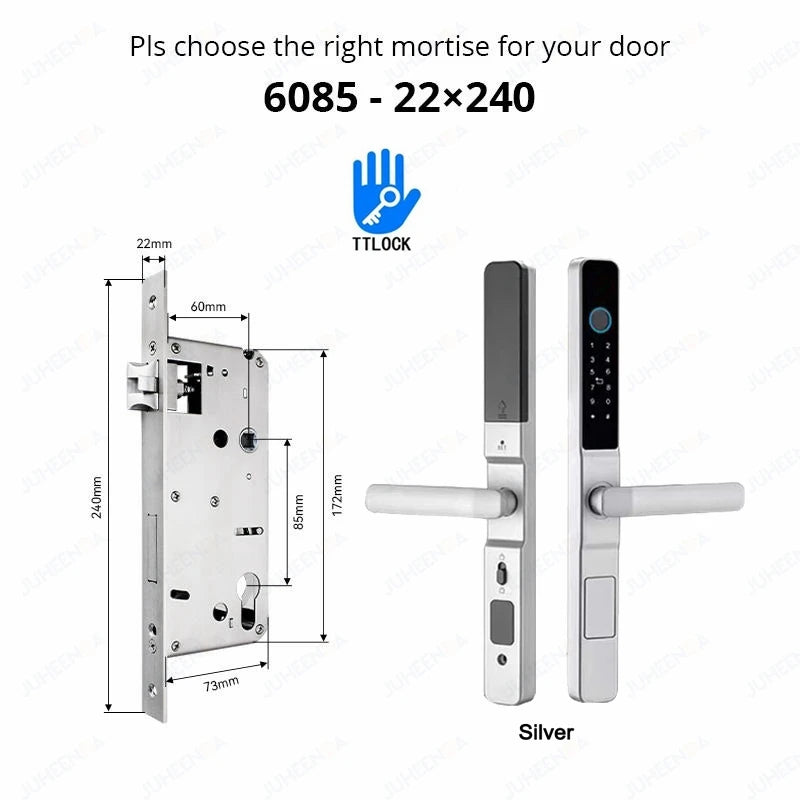 Waterproof Smart Lock for Sliding Doors - TTLock App Compatible ai-techworld