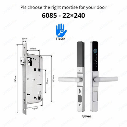 Waterproof Smart Lock for Sliding Doors - TTLock App Compatible ai-techworld
