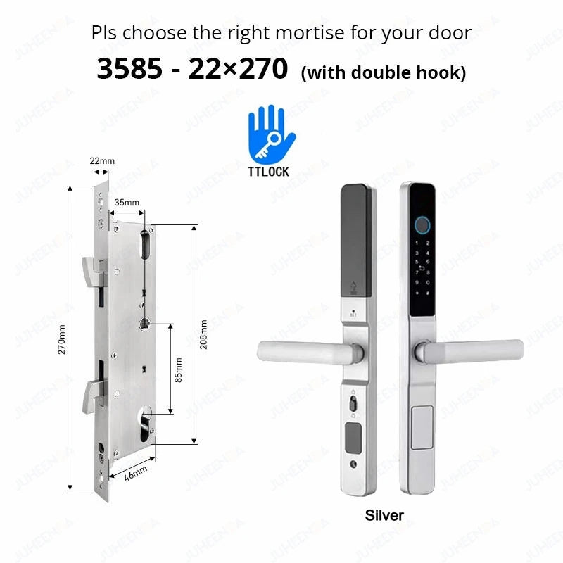 Waterproof Smart Lock for Sliding Doors - TTLock App Compatible ai-techworld