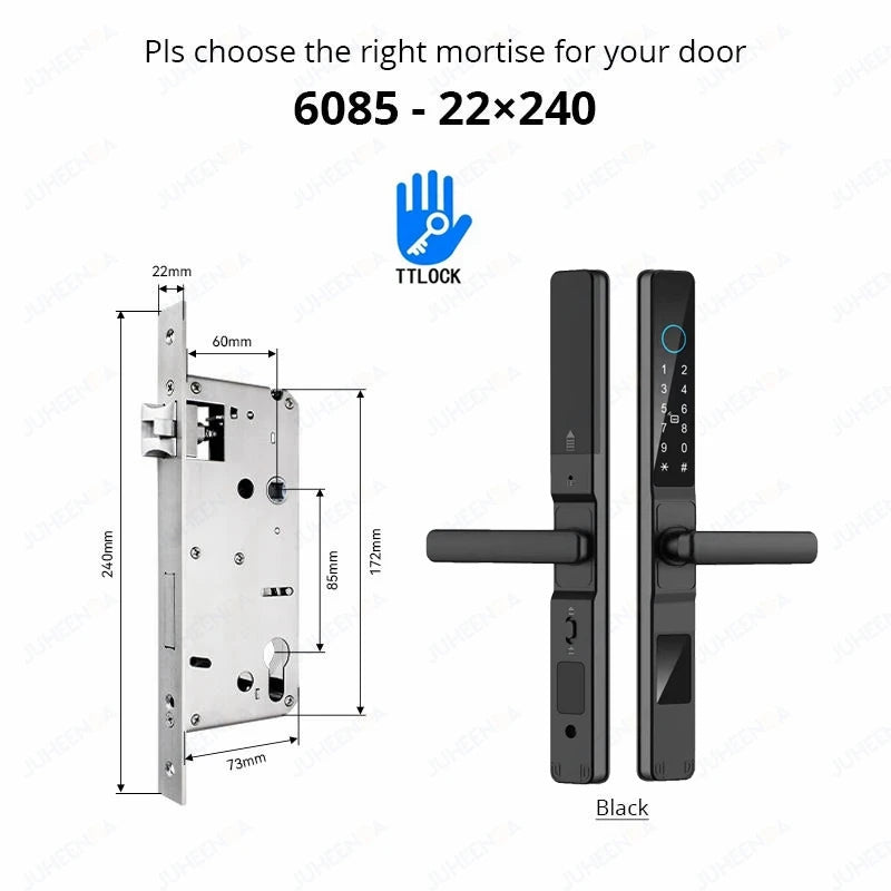 Waterproof Smart Lock for Sliding Doors - TTLock App Compatible ai-techworld