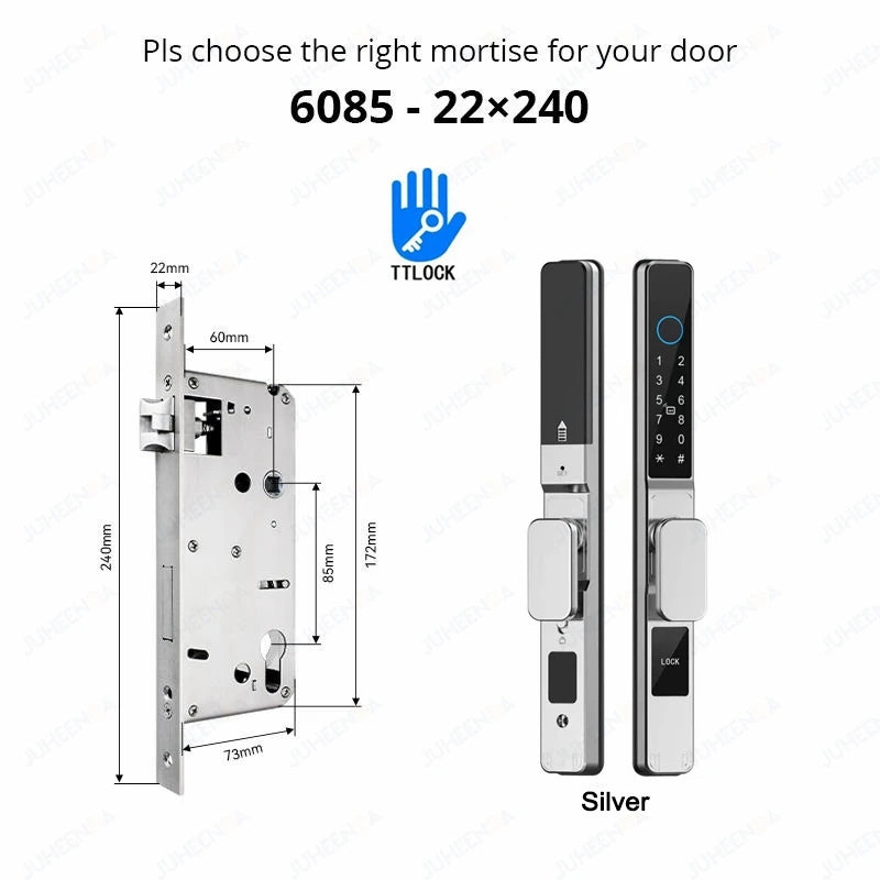 Waterproof Smart Lock for Sliding Doors - TTLock App Compatible ai-techworld