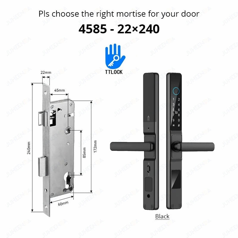 Waterproof Smart Lock for Sliding Doors - TTLock App Compatible ai-techworld