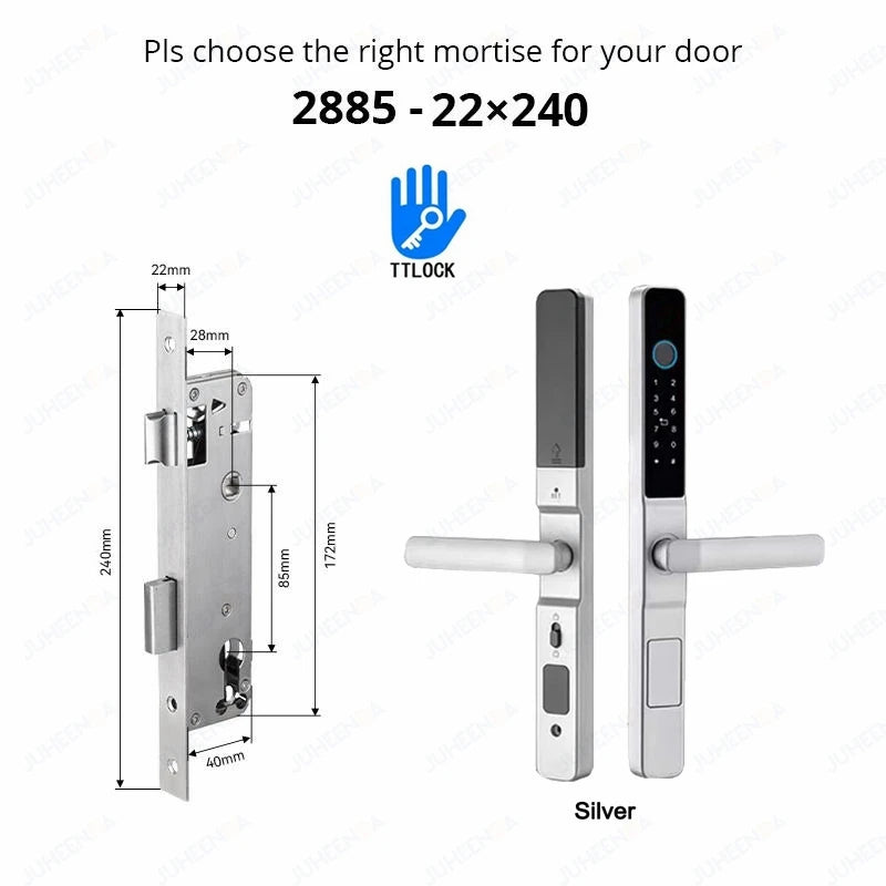 Waterproof Smart Lock for Sliding Doors - TTLock App Compatible ai-techworld
