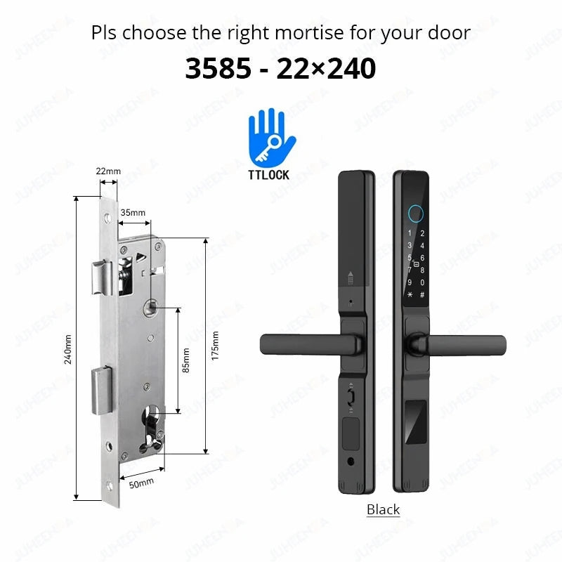 Waterproof Smart Lock for Sliding Doors - TTLock App Compatible ai-techworld