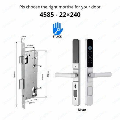 Waterproof Smart Lock for Sliding Doors - TTLock App Compatible ai-techworld