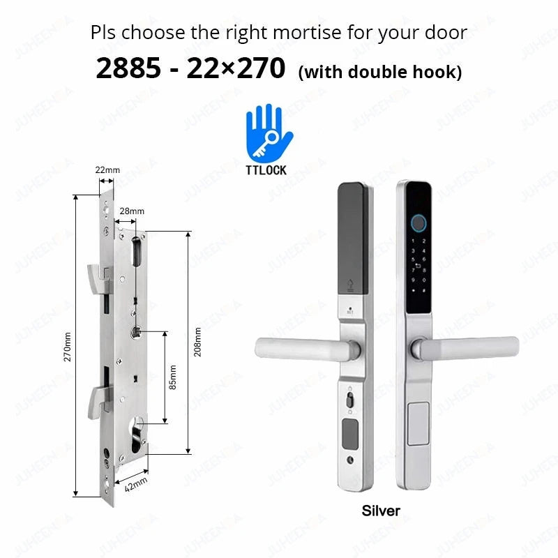 Waterproof Smart Lock for Sliding Doors - TTLock App Compatible ai-techworld