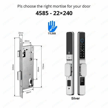 Waterproof Smart Lock for Sliding Doors - TTLock App Compatible ai-techworld