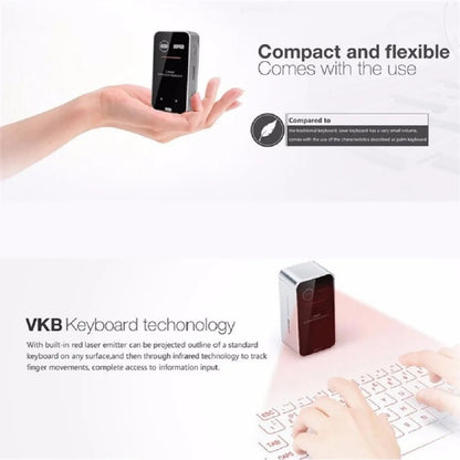 Wireless Bluetooth Virtual Laser Keyboard – Portable Mini Projection Keyboard - Ai - TechWorld