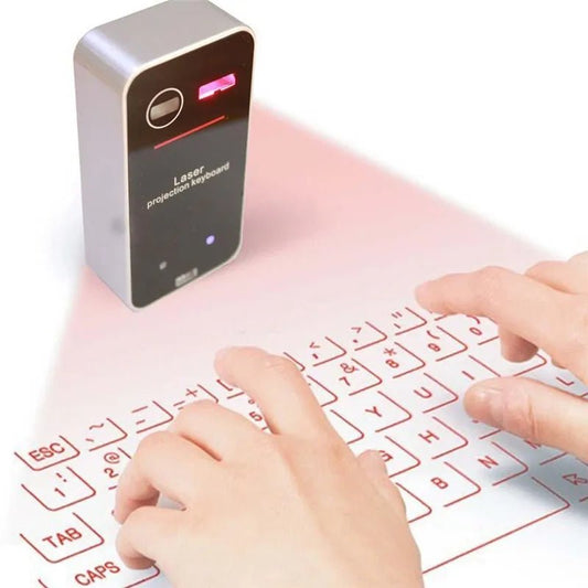 Wireless Bluetooth Virtual Laser Keyboard – Portable Mini Projection Keyboard - Ai - TechWorld