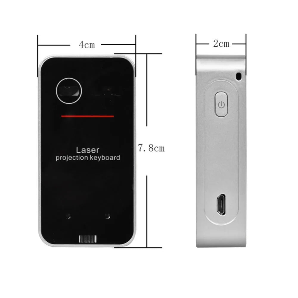 Wireless Bluetooth Virtual Laser Keyboard – Portable Mini Projection Keyboard - Ai - TechWorld