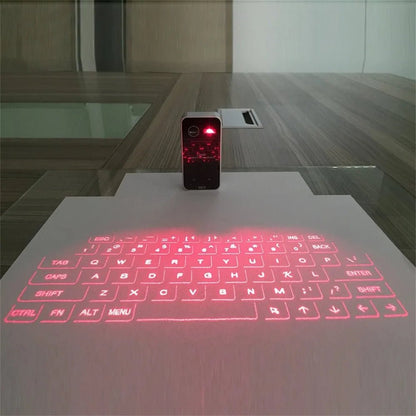 Wireless Bluetooth Virtual Laser Keyboard – Portable Mini Projection Keyboard - Ai - TechWorld