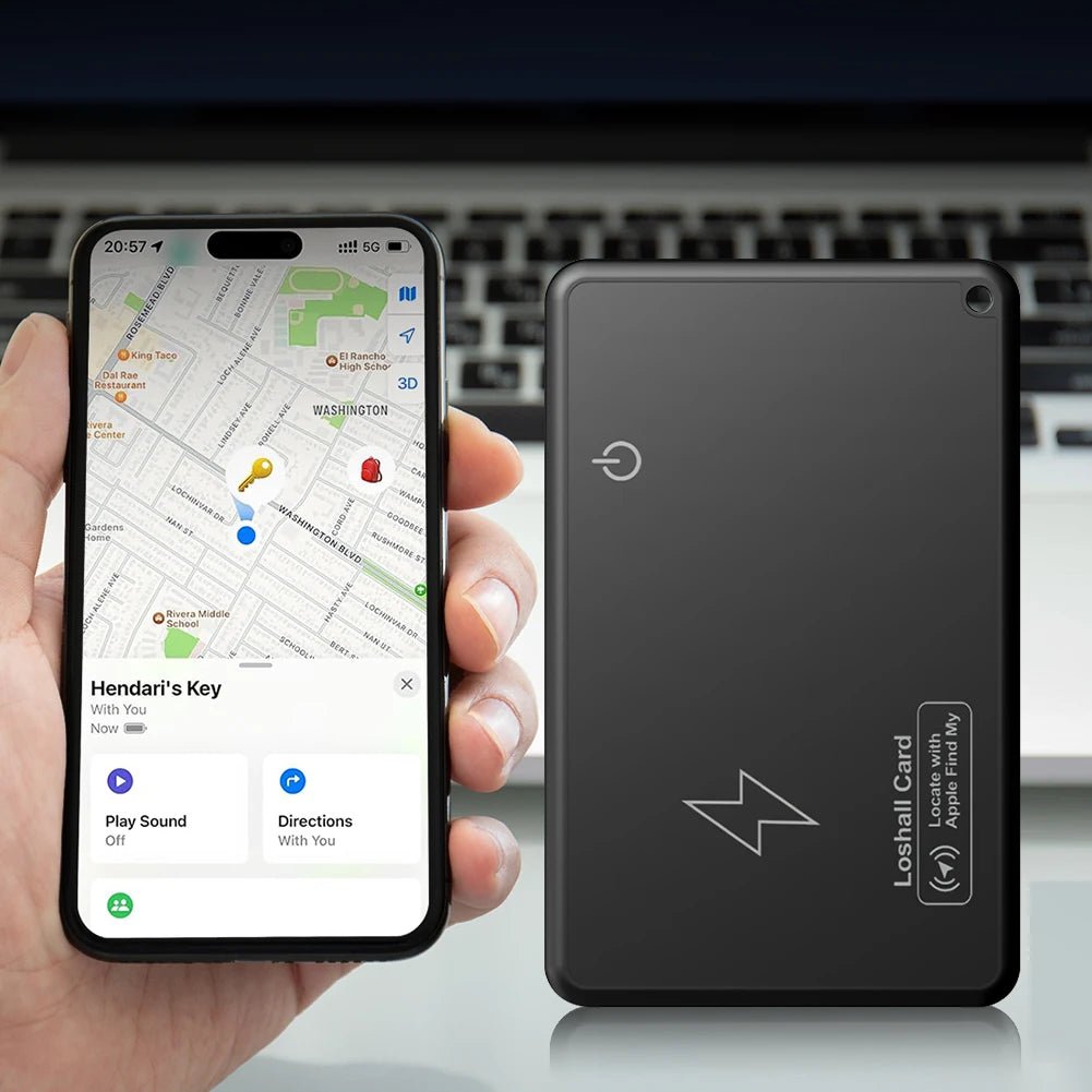 Wireless Smart Tracker Card For Luggage, Passport – Works with Apple Find My App - Ai - TechWorld