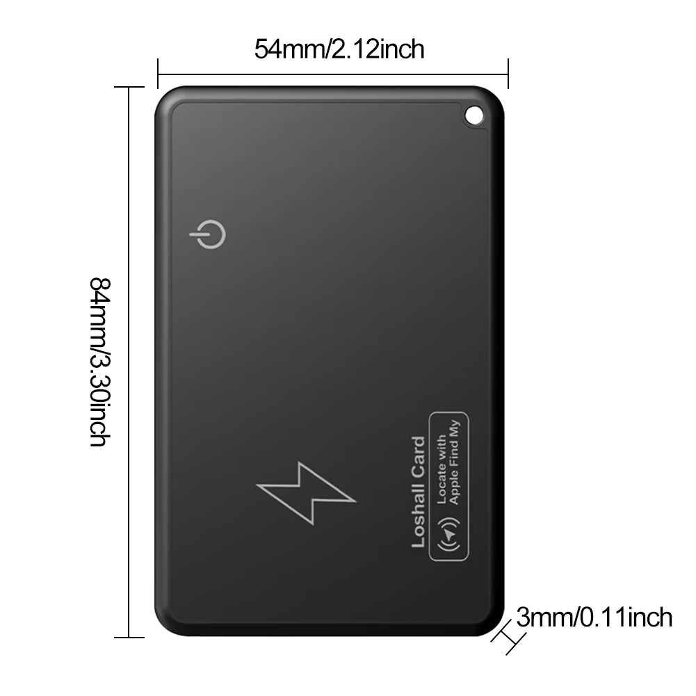 Wireless Smart Tracker Card For Luggage, Passport – Works with Apple Find My App - Ai - TechWorld