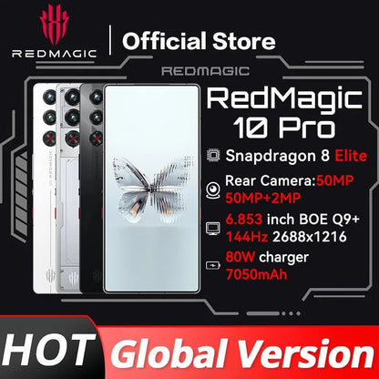 RedMagic 10 Pro 5G Gaming Phone: Snapdragon 8 Elite, 50MP Camera, 7050mAh 80W Charge Ai-TechWorld