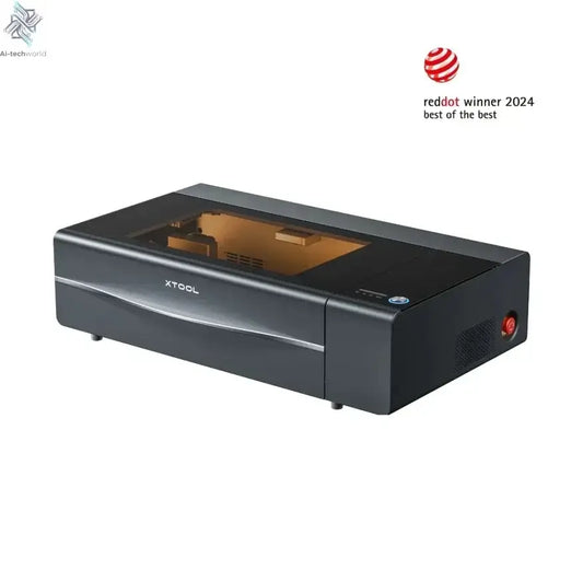 xTool P2S 55W CO2 Laser Cutter Laser Engraver Machine, Smart Dual 16MP Cameras, 3D Curved Cylinder Engraving, Wood Metal Acrylic - Ai-TechWorld