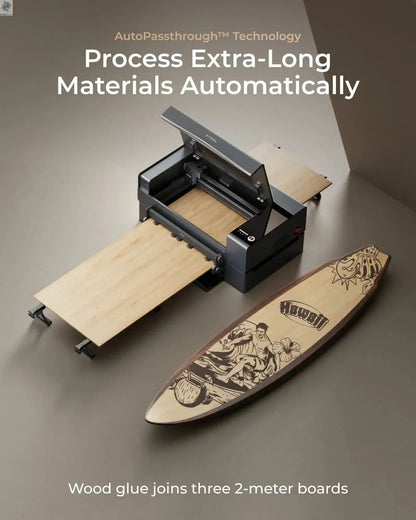 xTool P2S 55W CO2 Laser Cutter Laser Engraver Machine, Smart Dual 16MP Cameras, 3D Curved Cylinder Engraving, Wood Metal Acrylic - Ai-TechWorld