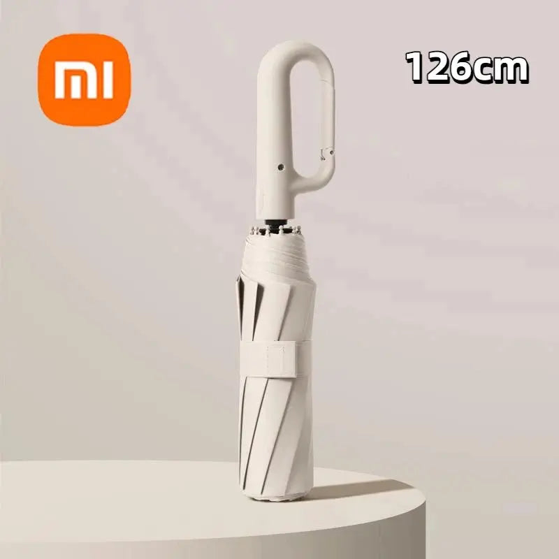 Xiaomi 126cm Extra Large Umbrella Wind - resistant Rain - resistant Dual - purpose UV - resistant Fully Automatic Ring - buckle Umbrella - Ai - TechWorld