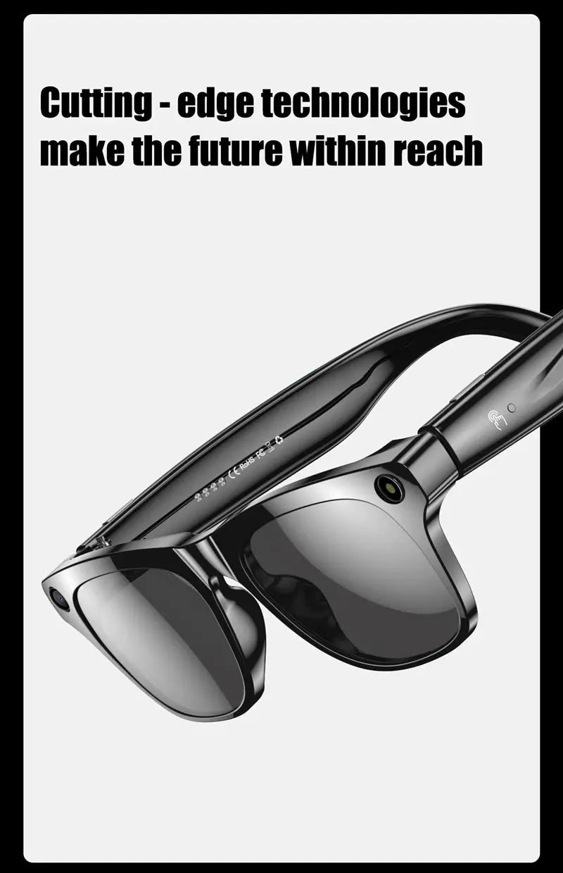 Xiaomi 6K HD AI Smart Camera Glasses 100MP 260mAh Long - lasting Battery Voice Assistant Control Music Calling Sport Smart Glasses - Ai - TechWorld