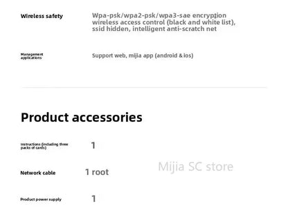 Xiaomi Mijia Router BE6500 WiFi 7 6500M Full 2.5G Network Port 4 - core Qualcomm Processor loT Smart Linkage Network Security Home - Ai - TechWorld