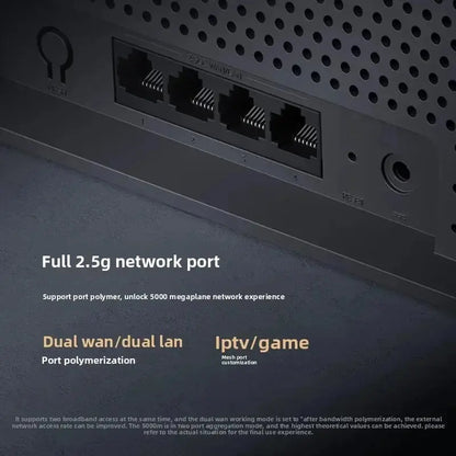 Xiaomi Mijia Router BE6500 WiFi 7 6500M Full 2.5G Network Port 4 - core Qualcomm Processor loT Smart Linkage Network Security Home - Ai - TechWorld