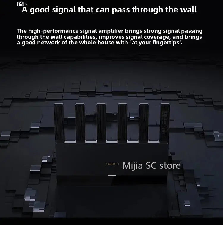 Xiaomi Mijia Router BE6500 WiFi 7 6500M Full 2.5G Network Port 4 - core Qualcomm Processor loT Smart Linkage Network Security Home - Ai - TechWorld