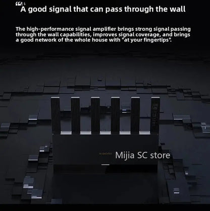 Xiaomi Mijia Router BE6500 WiFi 7 6500M Full 2.5G Network Port 4 - core Qualcomm Processor loT Smart Linkage Network Security Home - Ai - TechWorld