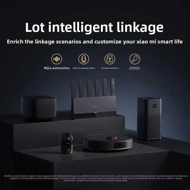 Xiaomi Mijia Router BE6500 WiFi 7 6500M Full 2.5G Network Port 4 - core Qualcomm Processor loT Smart Linkage Network Security Home - Ai - TechWorld