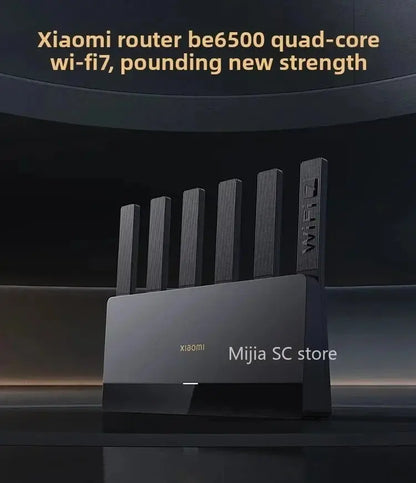 Xiaomi Mijia Router BE6500 WiFi 7 6500M Full 2.5G Network Port 4 - core Qualcomm Processor loT Smart Linkage Network Security Home - Ai - TechWorld