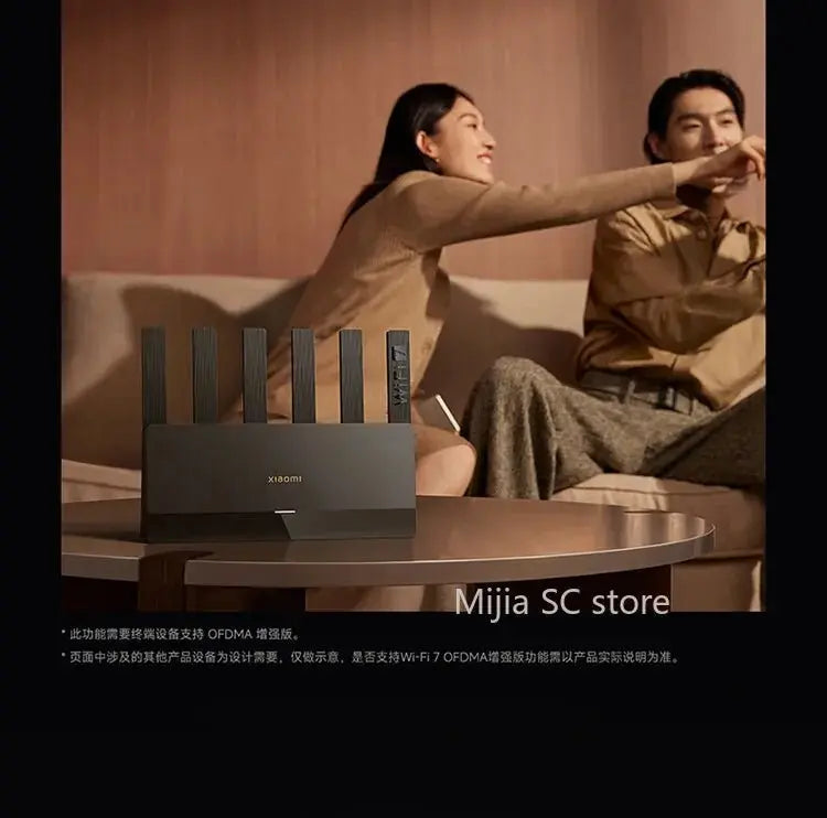 Xiaomi Mijia Router BE6500 WiFi 7 6500M Full 2.5G Network Port 4 - core Qualcomm Processor loT Smart Linkage Network Security Home - Ai - TechWorld