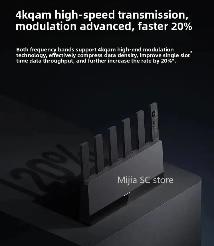 Xiaomi Mijia Router BE6500 WiFi 7 6500M Full 2.5G Network Port 4 - core Qualcomm Processor loT Smart Linkage Network Security Home - Ai - TechWorld