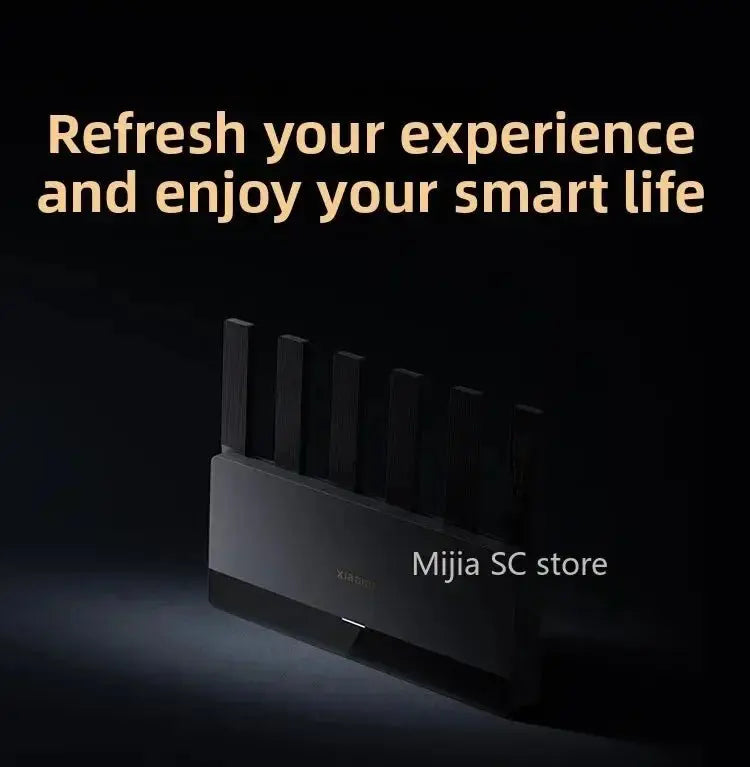 Xiaomi Mijia Router BE6500 WiFi 7 6500M Full 2.5G Network Port 4 - core Qualcomm Processor loT Smart Linkage Network Security Home - Ai - TechWorld