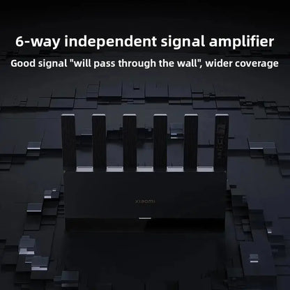 Xiaomi Mijia Router BE6500 WiFi 7 6500M Full 2.5G Network Port 4 - core Qualcomm Processor loT Smart Linkage Network Security Home - Ai - TechWorld