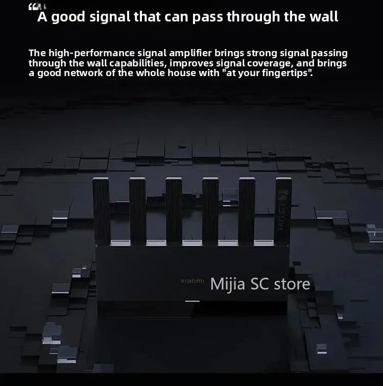 Xiaomi Mijia Router BE6500 WiFi 7 6500M Full 2.5G Network Port 4 - core Qualcomm Processor loT Smart Linkage Network Security Home - Ai - TechWorld
