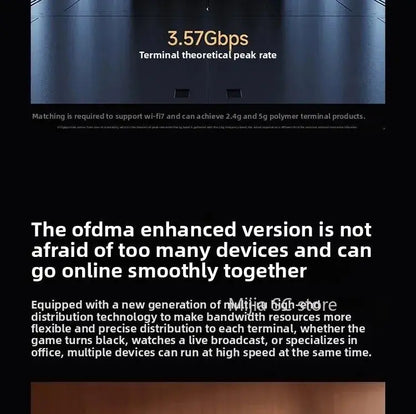 Xiaomi Mijia Router BE6500 WiFi 7 6500M Full 2.5G Network Port 4 - core Qualcomm Processor loT Smart Linkage Network Security Home - Ai - TechWorld