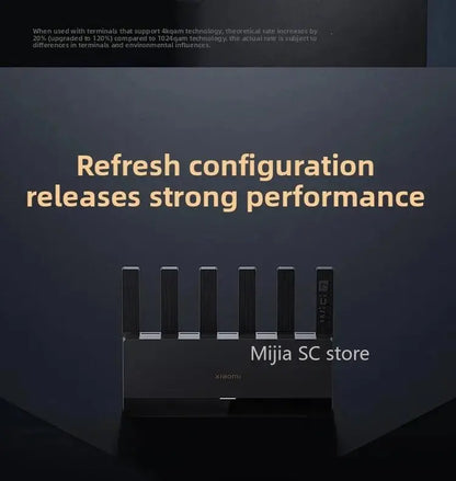 Xiaomi Mijia Router BE6500 WiFi 7 6500M Full 2.5G Network Port 4 - core Qualcomm Processor loT Smart Linkage Network Security Home - Ai - TechWorld