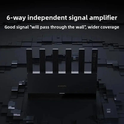 Xiaomi Mijia Router BE6500 WiFi 7 6500M Full 2.5G Network Port 4 - core Qualcomm Processor loT Smart Linkage Network Security Home - Ai - TechWorld