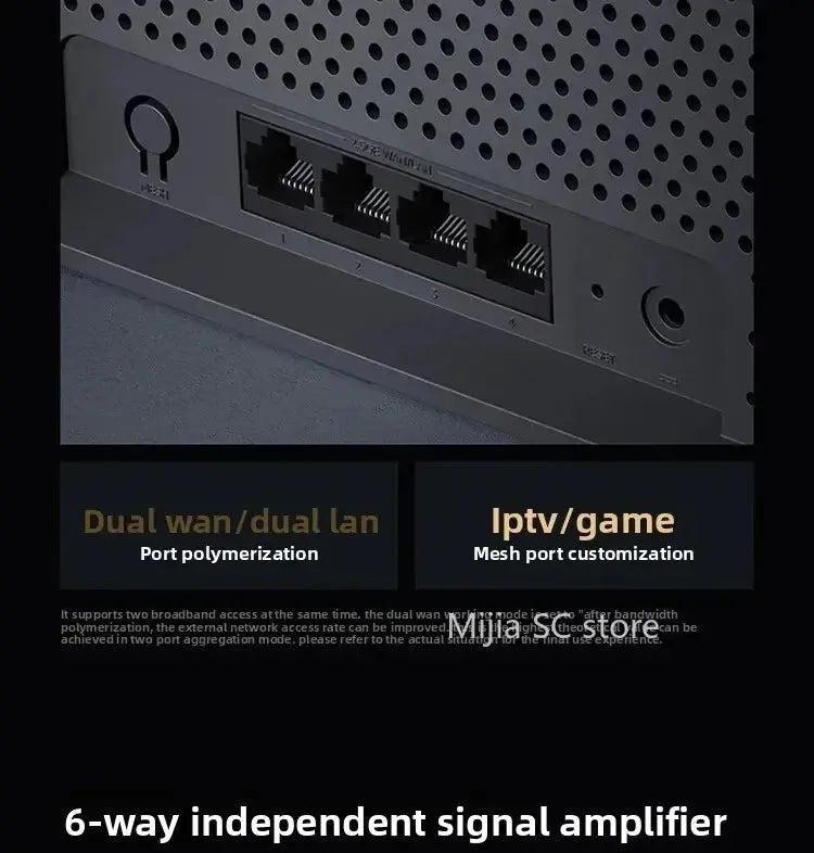 Xiaomi Mijia Router BE6500 WiFi 7 6500M Full 2.5G Network Port 4 - core Qualcomm Processor loT Smart Linkage Network Security Home - Ai - TechWorld