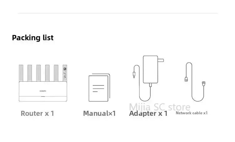 Xiaomi Mijia Router BE6500 WiFi 7 6500M Full 2.5G Network Port 4 - core Qualcomm Processor loT Smart Linkage Network Security Home - Ai - TechWorld