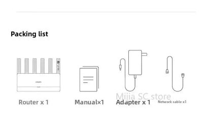 Xiaomi Mijia Router BE6500 WiFi 7 6500M Full 2.5G Network Port 4 - core Qualcomm Processor loT Smart Linkage Network Security Home - Ai - TechWorld