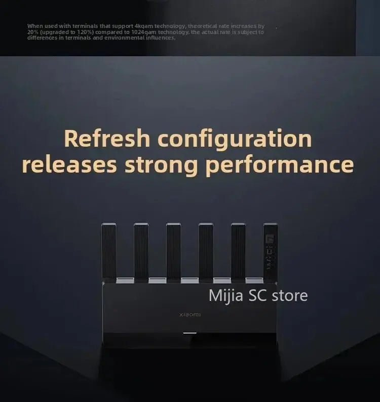Xiaomi Mijia Router BE6500 WiFi 7 6500M Full 2.5G Network Port 4 - core Qualcomm Processor loT Smart Linkage Network Security Home - Ai - TechWorld