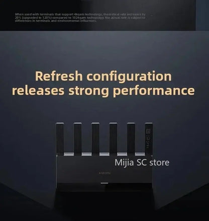Xiaomi Mijia Router BE6500 WiFi 7 6500M Full 2.5G Network Port 4 - core Qualcomm Processor loT Smart Linkage Network Security Home - Ai - TechWorld