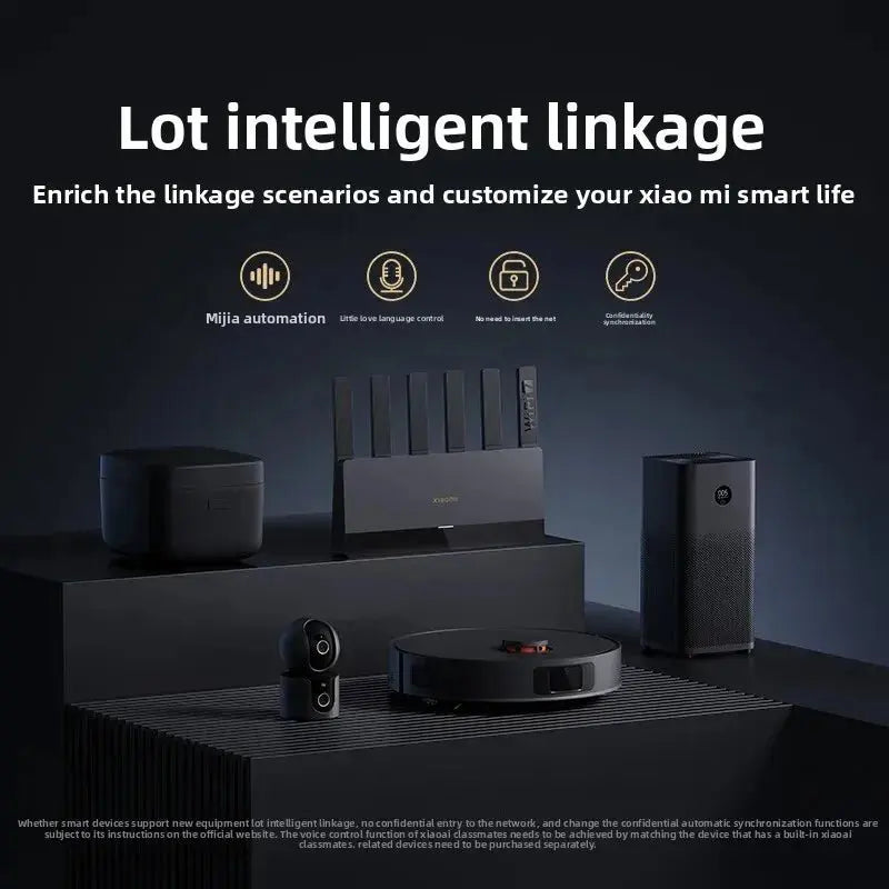 Xiaomi Mijia Router BE6500 WiFi 7 6500M Full 2.5G Network Port 4 - core Qualcomm Processor loT Smart Linkage Network Security Home - Ai - TechWorld