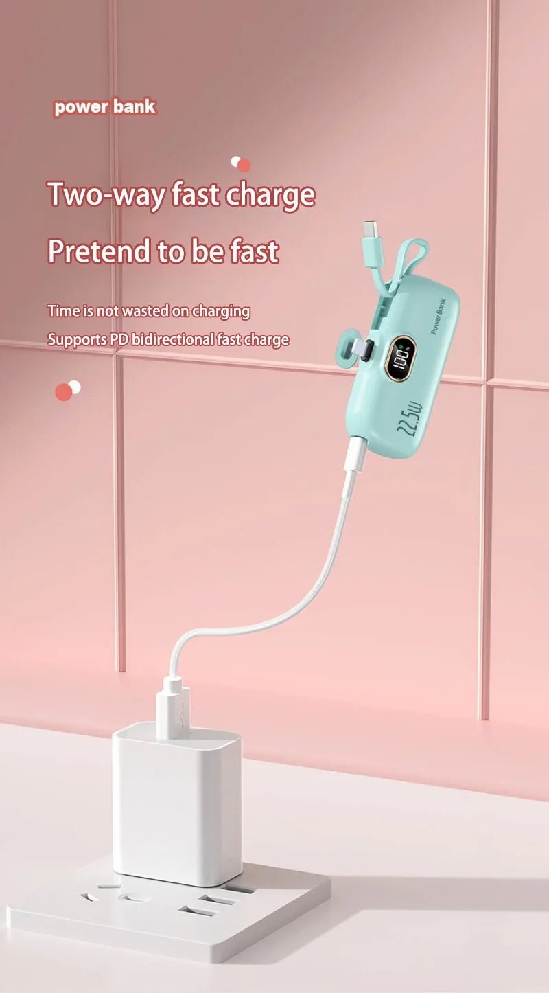 Xiaomi Mini Convenient Mobile Power Bank 30000mah Portable Fast Charging suitable for iPhone 16 15 14 Samsung External Battery Ai-TechWorld