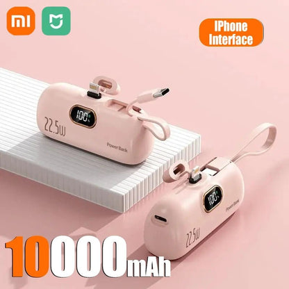 Xiaomi Mini Convenient Mobile Power Bank 30000mah Portable Fast Charging suitable for iPhone 16 15 14 Samsung External Battery - Ai - TechWorld